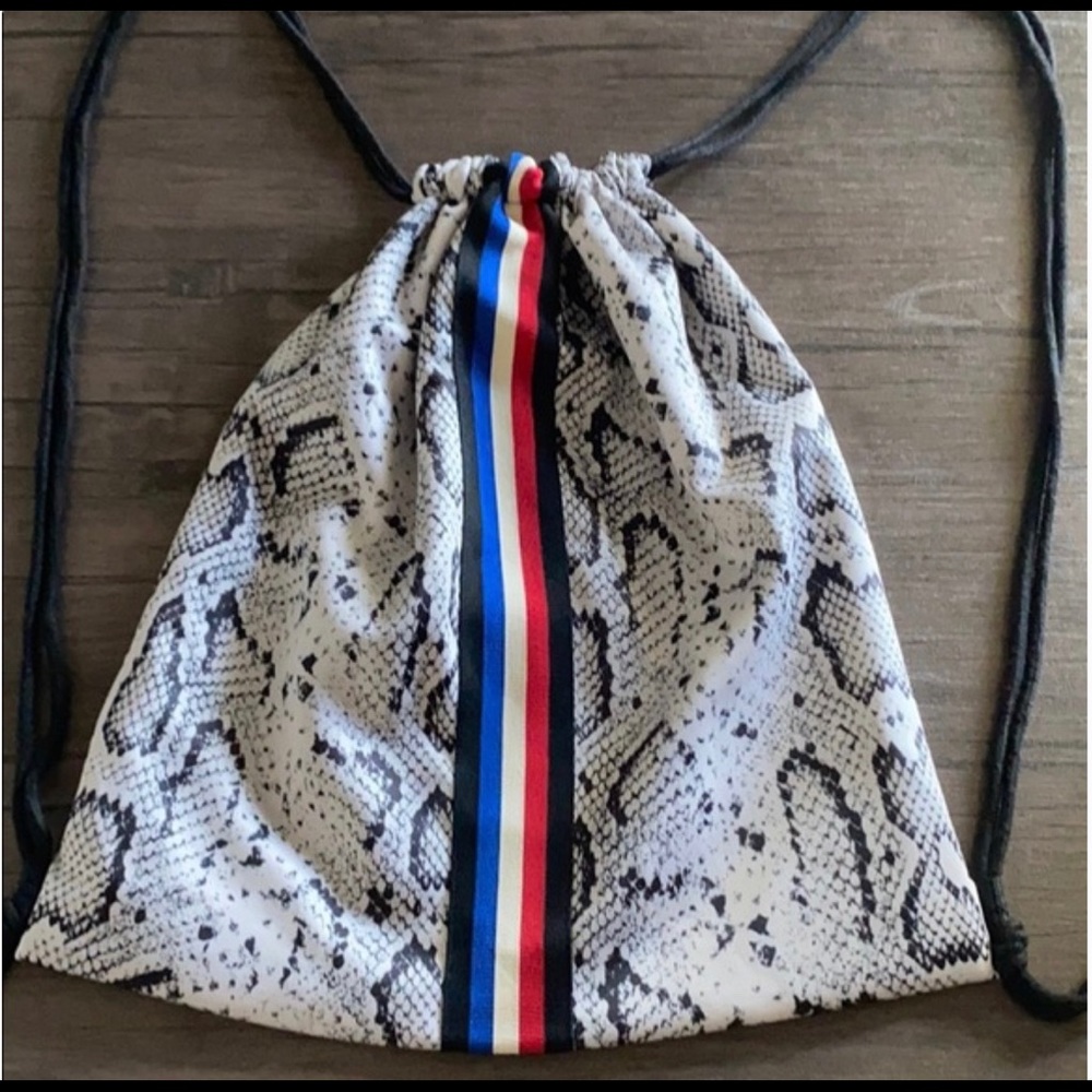 NWT Unisex Pam & Gela Python Print Backpack
